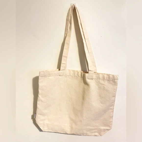 Canvas Tote Bags with Inner Pocket & Buckle Closure cotton polyester 12oz bag - Picture 2 of 4